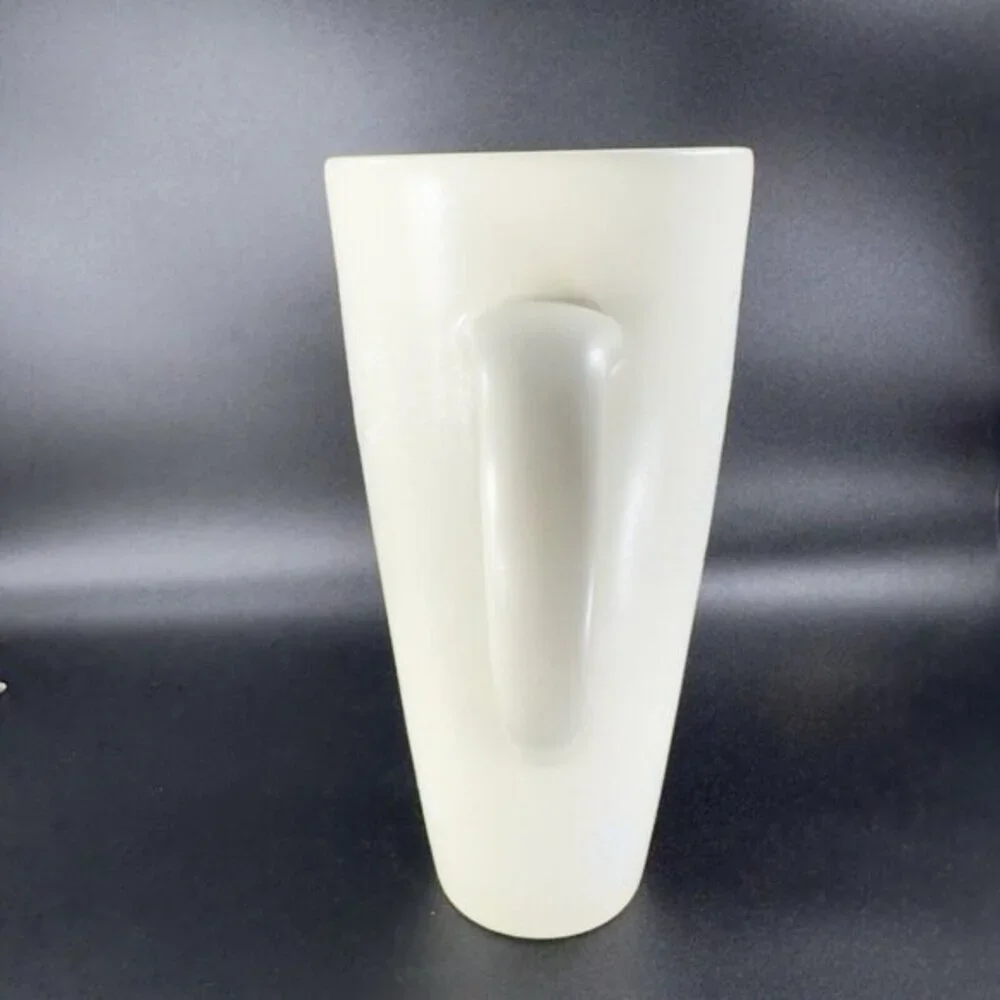 Faria and Bento‎ The White Rose Collection Tall Pitcher Carafe Ceramic Portugal